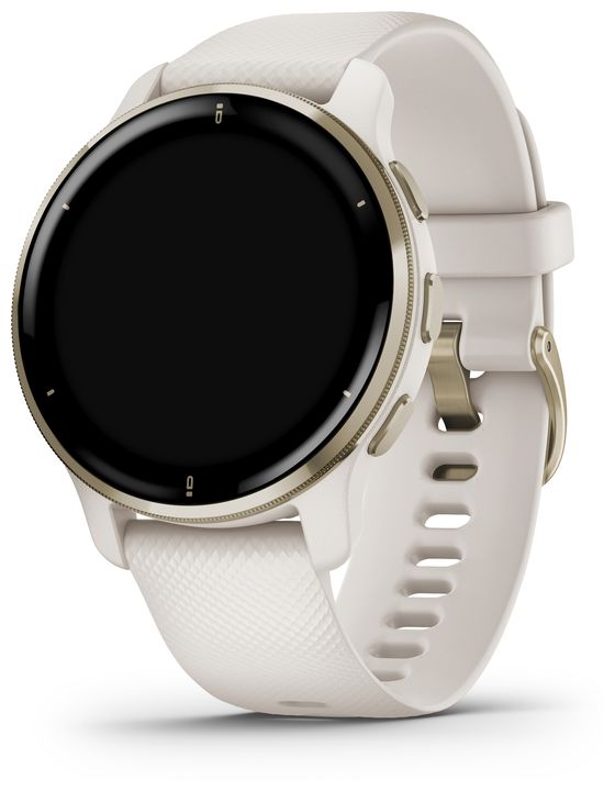 Garmin Venu 2 Plus GPS Digital 43 mm Smartwatch Rund 240 h (Gold, Elfenbein) für 399,00 Euro