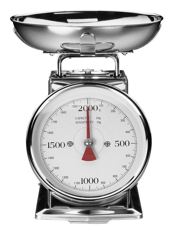 Gastroback 30102 Classic Mechanische Küchenwaage bis 2 kg Genauigkeit 10 g  (Edelstahl) f&uuml;r 39,49 Euro
