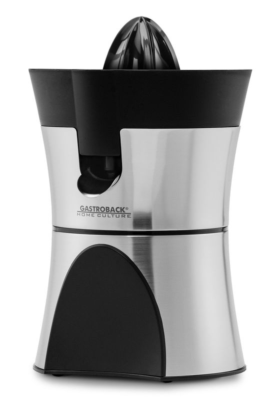 Gastroback 41138 Home Culture Zitruspresse 100 W  (Schwarz/Edelstahl) f&uuml;r 49,99 Euro