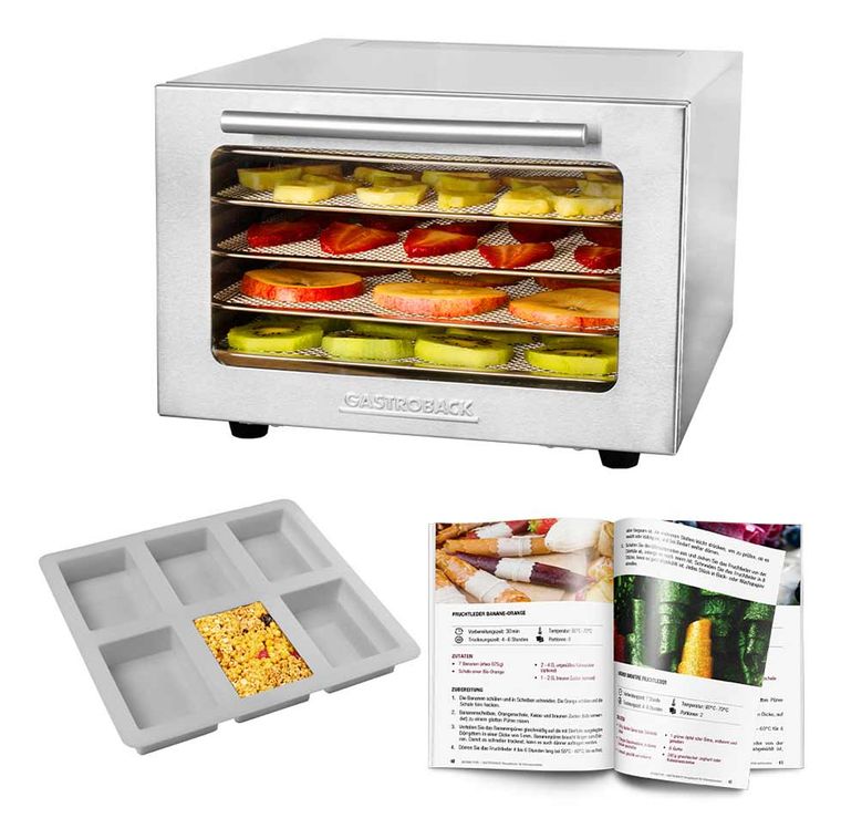 Gastroback 46604 Mini Professional Dörrautomat 400 W 24 h Maximale Timer-Zeit 1 5 Dörrgitter f&uuml;r 118,99 Euro