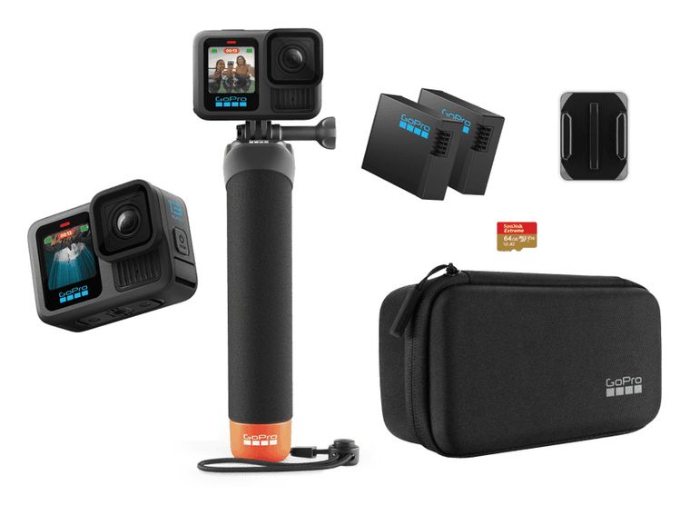 GoPro Hero13 Pack + Accessories 5599 x 4927 Pixel Aktion Kamera 27,6 MP  (Schwarz) f&uuml;r 399,99 Euro