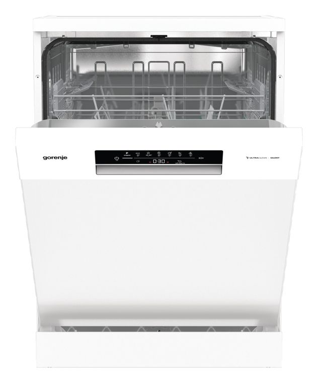 Gorenje GS642D90W 60 cm Geschirrspüler Freistehend Leise 14 Maßgedecke aquaStop Auto Open für 372,00 Euro