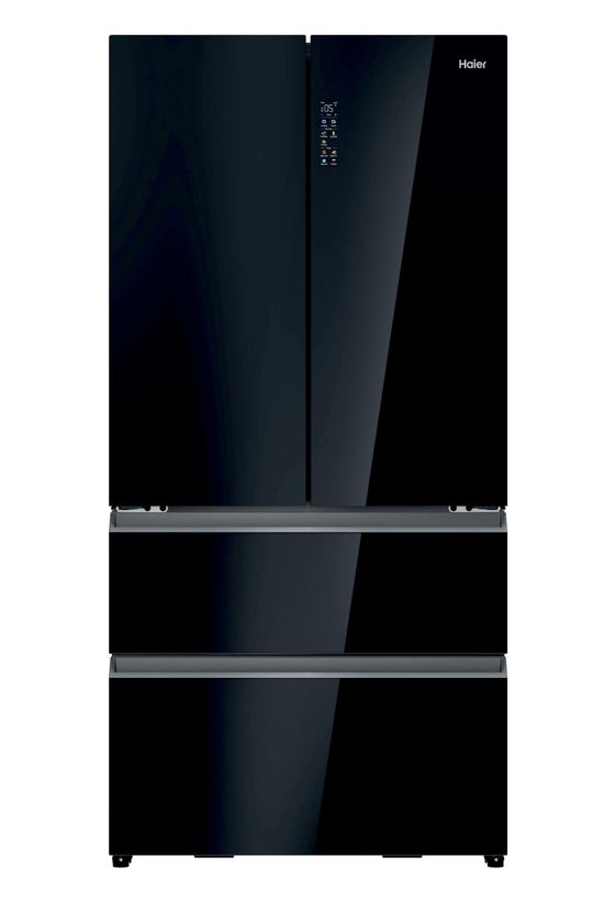 Haier HFR79F19DFGB Side-by-Side Kühl-/ Gefrierkombination 449 l / 254 l 293 kWh NoFrost 1900 mm x 905 mm  (Schwarz) f&uuml;r 1.808,00 Euro