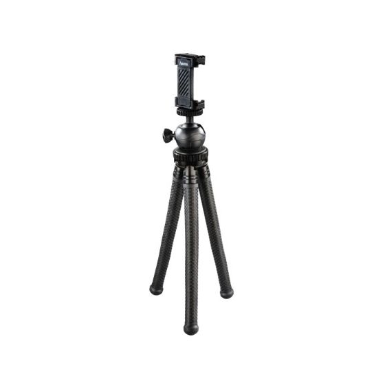 Hama 004605 FlexPro 3 Bein(e) Stativ Smartphone-/Action-Kamera  (Schwarz) f&uuml;r 20,99 Euro