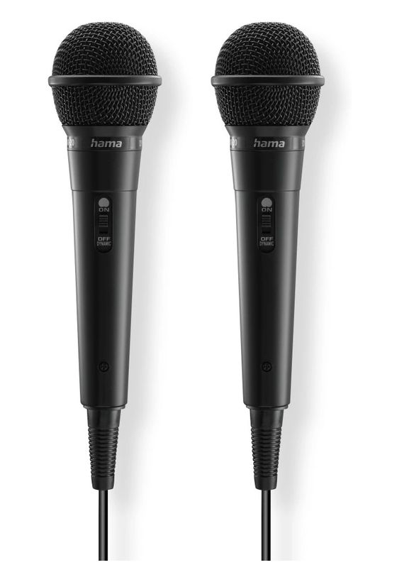 Hama 046002 Karaoke Kabelgebunden Karaoke-Mikrofon 3,5 mm (1/8")  Schwarz kabelgebunden  (Schwarz) f&uuml;r 29,99 Euro
