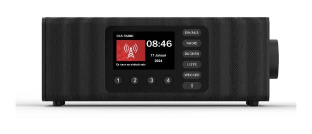 Hama 054298 DR2002BT Bluetooth DAB, DAB+, FM Persönlich Radio (Schwarz) für 139,00 Euro