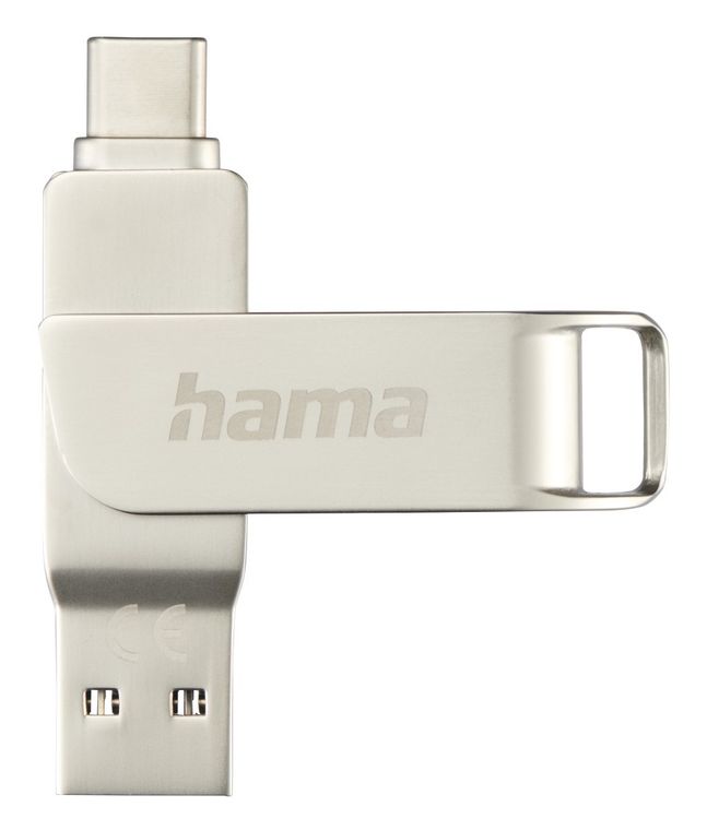Hama 182492 C-Rotate Pro USB Type-A / USB Type-C Stick 256 GB für 25,99 Euro