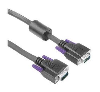 Hama Monitor VGA Con. Cable, 15-pin HDD - 15-pin HDD Male Plug, Black, 3 m für 29,99 Euro