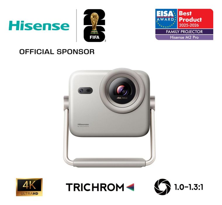 Hisense M2 Pro Smart Mini Projektor UHD 4K (3840x2160)  (Grau) f&uuml;r 891,00 Euro