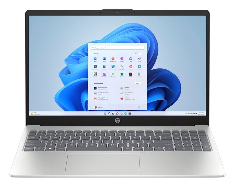 HP 15-fd0519ng Full HD Notebook 39,6 cm (15.6 Zoll) 1920 x 1080 Pixel 4 GB Ram Windows 11 Home in S mode Intel® N max. 3,6 GHz  (Silber) f&uuml;r 349,00 Euro