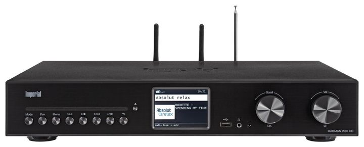 Imperial Dabman i560CD Bluetooth DAB+ Internet Radio (Schwarz) für 449,00 Euro