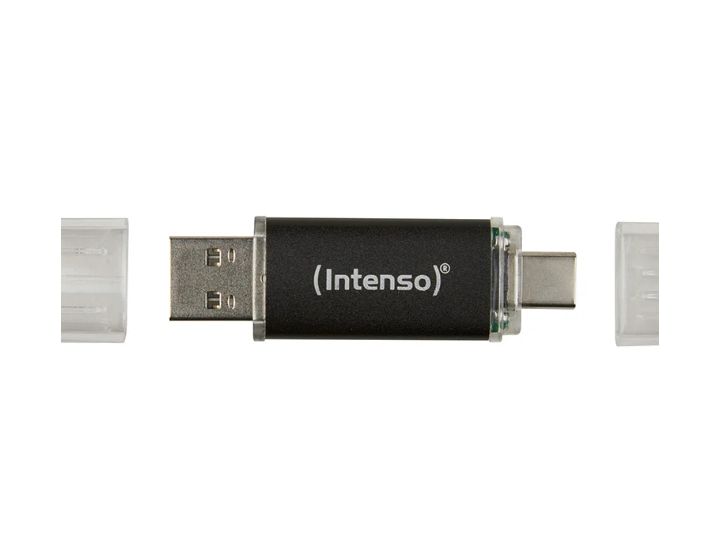 Intenso Twist Line USB Type-A / USB Type-C Stick 256 GB  (Anthrazit) f&uuml;r 37,99 Euro