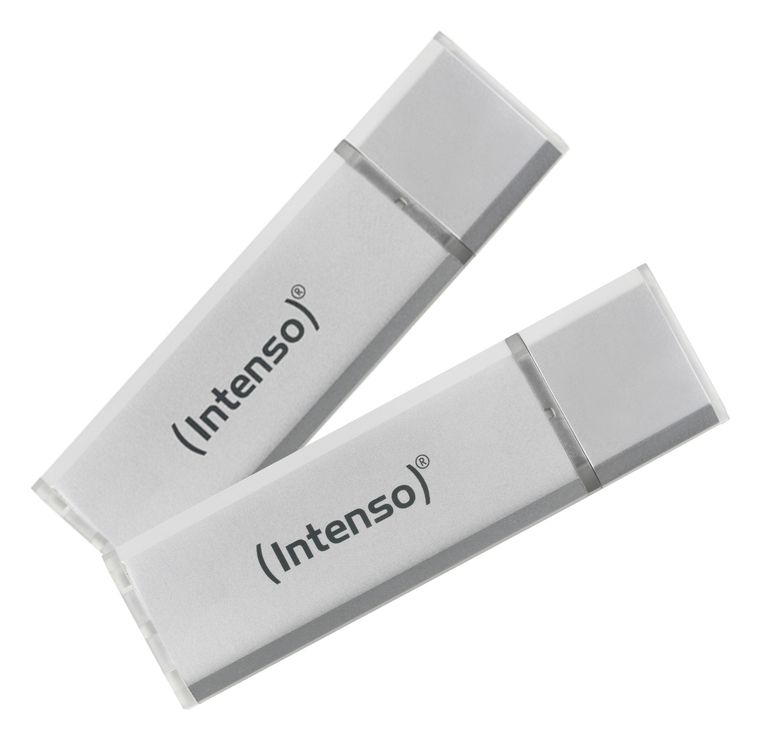 Intenso Ultra Line USB Typ-A Stick 64 GB  (Silber) f&uuml;r 21,99 Euro