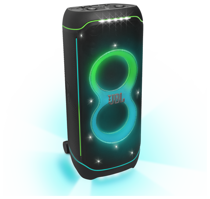 JBL PartyBox Ultimate Bluetooth Lautsprecher Spritzwassergeschützt IPX4 (Schwarz) für 1.499,00 Euro