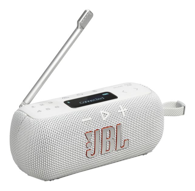 JBL Tuner 3 Bluetooth DAB, DAB+, FM Radio Tragbar Wasserdicht IP68  (Weiß) f&uuml;r 109,00 Euro