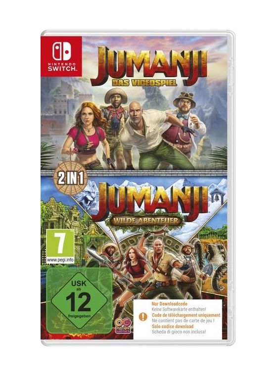 Jumanji 1+2 Compilation (Nintendo Switch) f&uuml;r 24,99 Euro