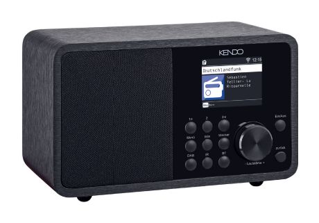 Kendo DABIR Radio 21EX Bluetooth DAB+, FM Internet Radio (Schwarz) für 69,00 Euro