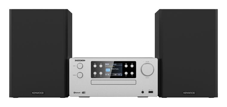 Kenwood Electronics M-925DAB-S Heim-Audio-Mikrosystem DAB+, FM 50 W Bluetooth für 220,98 Euro