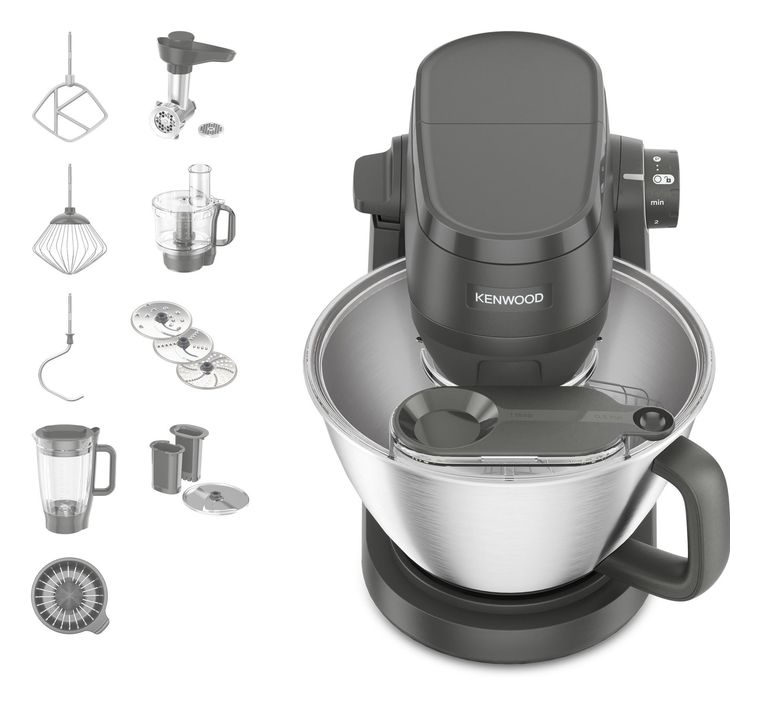 Kenwood KHC30.070GY Multi Tasker 1000 W Küchenmaschine 4,3 l  (Edelstahl, Grau) f&uuml;r 223,99 Euro