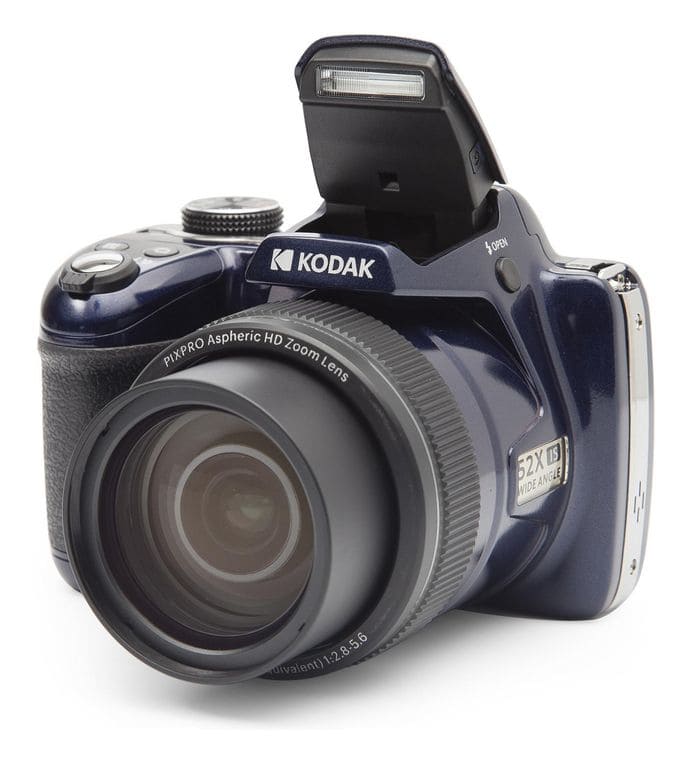 Kodak Pixpro AZ528 Kit inklusive Zweitakku und Tasche  Bridgekamera 52x Opt. Zoom (Blau) für 269,00 Euro