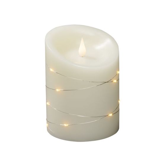 Konstsmide 1844-180 Echtwachskerze LED 1900 K Bernstein Batterie/Akku f&uuml;r 21,58 Euro