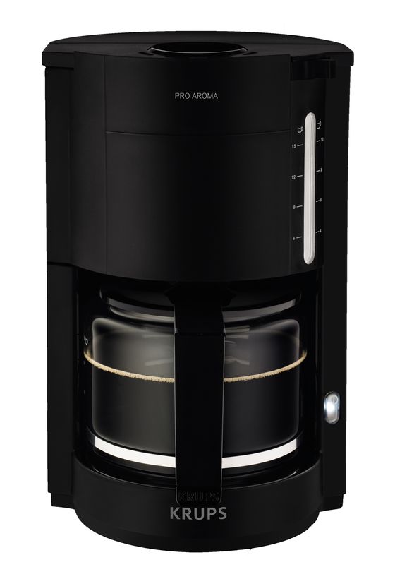Krups F30908 ProAroma 15 Tassen Filterkaffeemaschine 1,2 l  (Schwarz) f&uuml;r 38,49 Euro
