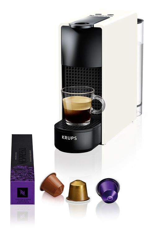 Krups XN1101 Essenza Mini Nespresso Kapselmaschine 19 bar 0,6 l  (Schwarz, Weiß) f&uuml;r 79,99 Euro