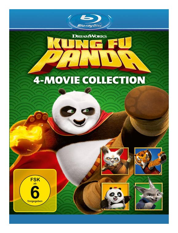 Kung Fu Panda - 1-4 Collection (Blu-Ray) f&uuml;r 24,99 Euro