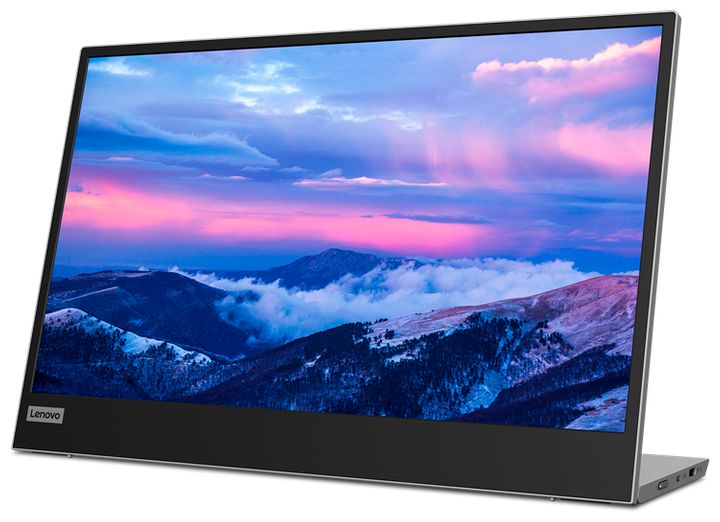 Lenovo L15 mobiler Full HD Monitor 39,6 cm (15.6 Zoll) EEK: C 16:9 14 ms 250 cd/m² (Schwarz, Grau) für 188,00 Euro