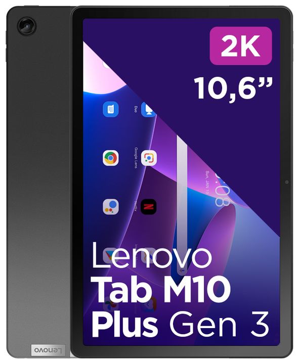 Lenovo Tab M10 Plus (Gen. 3) 64 GB Tablet 26,9 cm (10.6 Zoll) 1,9 GHz Android 8 MP (Storm Grey) für 169,00 Euro