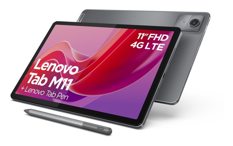 Lenovo Tab M11 128 GB Tablet 27,9 cm (11 Zoll) Android 8 MP 4G (Luna Grey) für 229,00 Euro