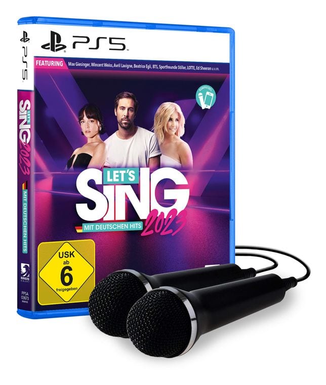 Let's Sing 2023 German Version [+ 2 Mics] (PlayStation 5) f&uuml;r 56,69 Euro