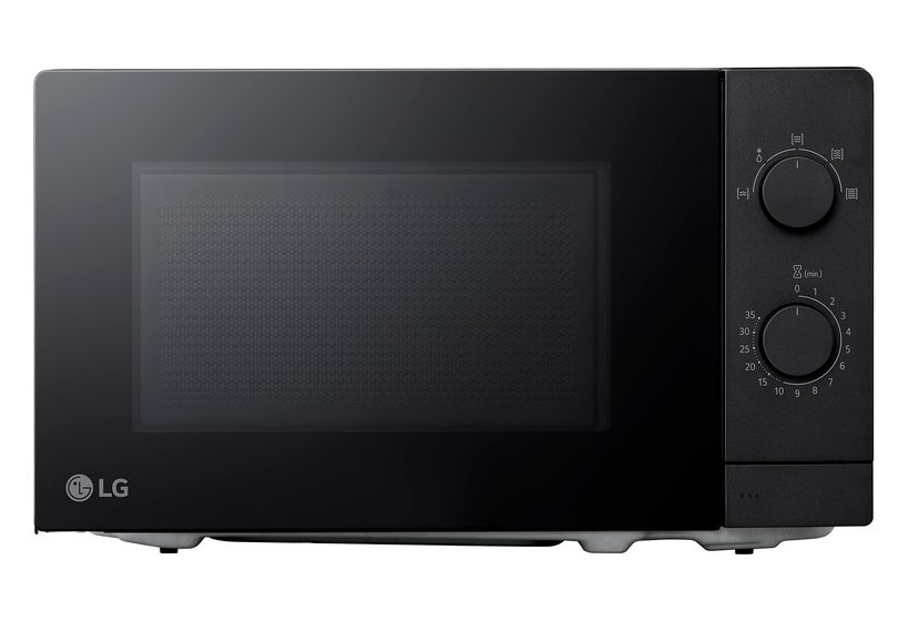 LG MS2082F Freistehende Mikrowelle 700 W Größe: klein 5 Stufen  (Schwarz) f&uuml;r 89,49 Euro
