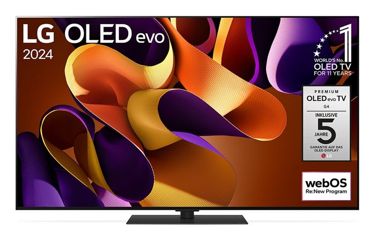 LG OLED55G49LS OLED 139,7 cm (55 Zoll) Fernseher 4K Ultra HD VESA 300 x 200 mm (Schwarz) für 2.199,00 Euro