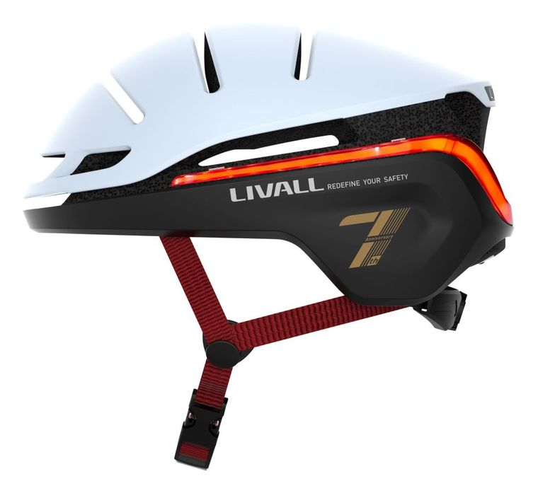 Livall EVO21 M 54-58 cm  Helm für Erwachsener (Weiß) für 89,99 Euro