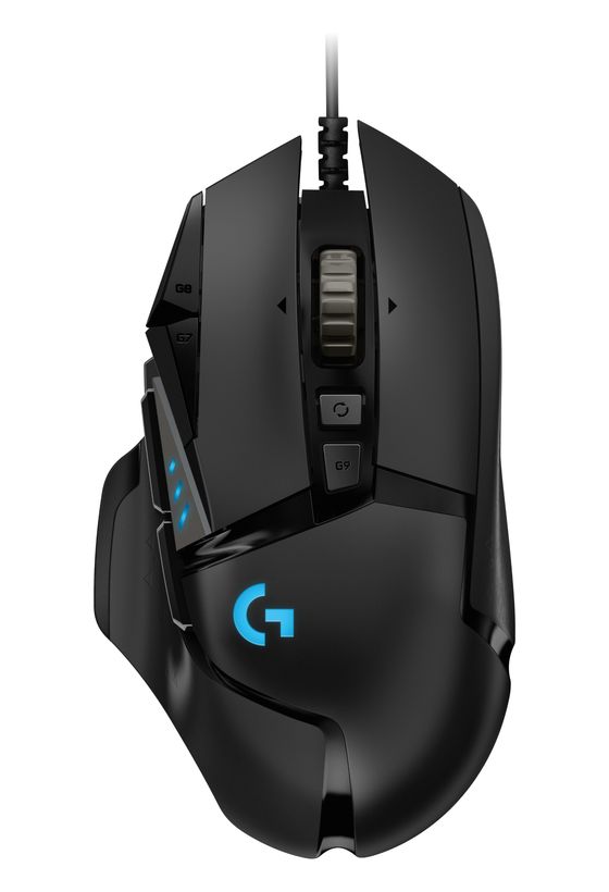 Logitech G502 Hero 25600 DPI Gaming Maus Optisch  (Schwarz) f&uuml;r 34,99 Euro