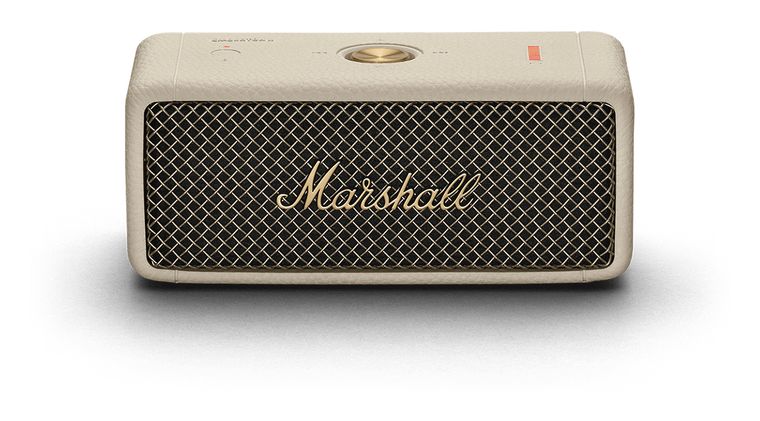Marshall Emberton II Bluetooth Lautsprecher Schmutzabweisend, Staubresistent, Regensicher, Wasserfest IP67 (Cremefarben) für 149,00 Euro