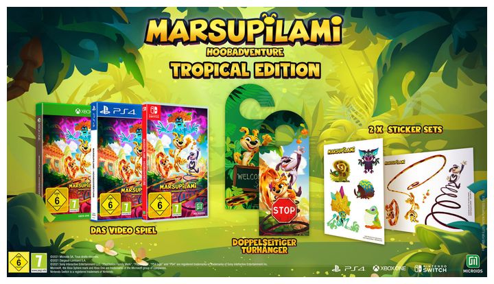 Marsupilami: Hoobadventure - Tropical Edition (Nintendo Switch) für 29,99 Euro