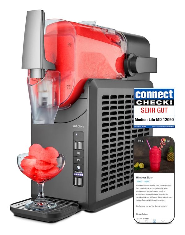 Medion Life MD12090 Slush 2,6 l Eismaschine f&uuml;r 198,99 Euro
