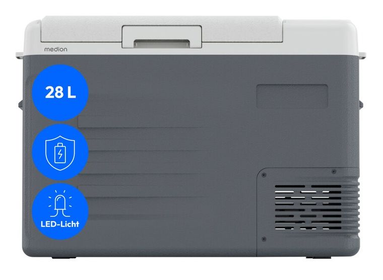 Medion MD370027 CC28 28 l Kühlbox  (Grau, Weiß) f&uuml;r 189,95 Euro