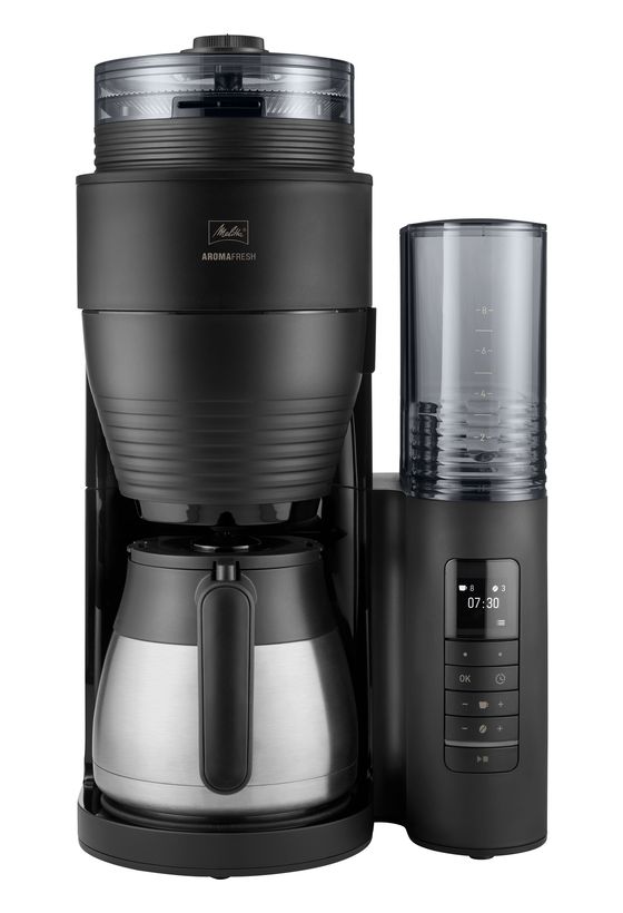Melitta Aromafresh Therm Pro 8 Tassen Thermo Filterkaffeemaschine 1,2 l  (Schwarz) f&uuml;r 201,99 Euro