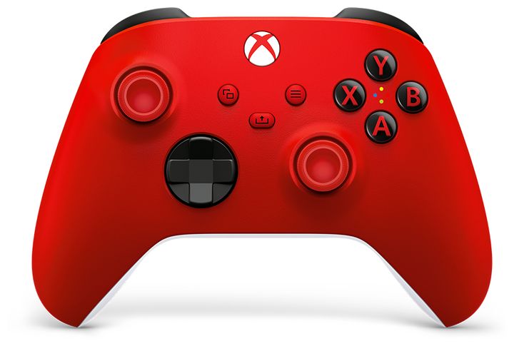 Microsoft Pulse Red Analog / Digital Gamepad Xbox, Xbox One, Xbox Series S, Xbox Series X kabellos (Rot) für 47,99 Euro