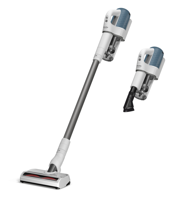 Miele Duoflex HX1 Handstaubsauger Beutellos bis 55 min Laufzeit Hygienefilter  (Blau, Weiß) f&uuml;r 281,99 Euro