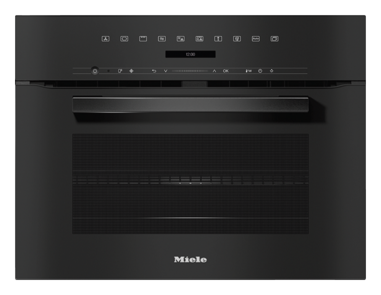 Miele H7240BM Einbaubackofen kompakt Mikrowelle (Schwarz) f&uuml;r 1.941,00 Euro