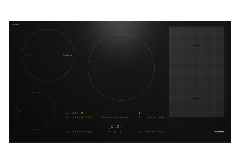 Miele KM7629FX autarkes 92.8 cm Induktions Kochfeld/Herdplatte 5 Zone(n) f&uuml;r 2.934,00 Euro