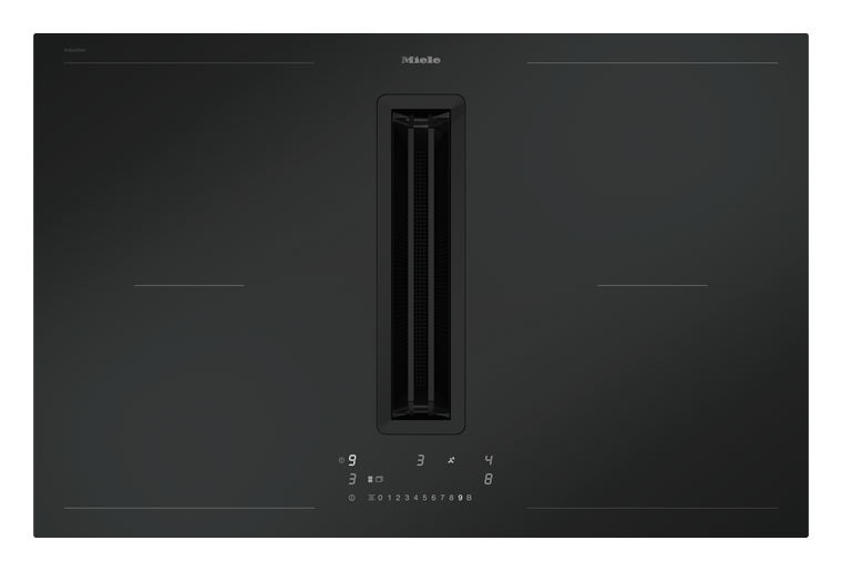 Miele KMDA7876-1FL autarkes 80 cm Induktions Kochfeld/Herdplatte 4 Zone(n) mit in­te­grier­tem Dunstabzug f&uuml;r 2.650,00 Euro
