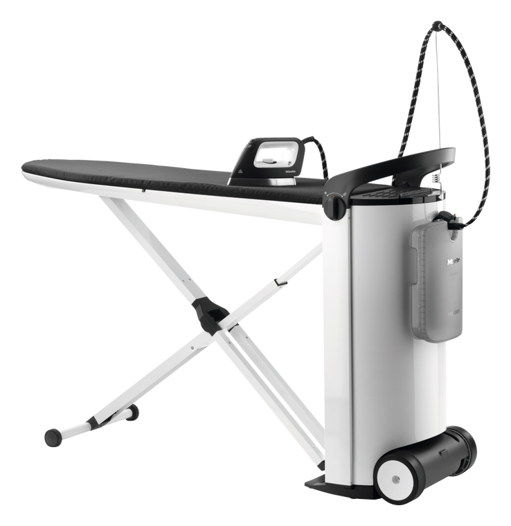 Miele PIB100 [EL] Dampfbügelsystem 2200 W Dampfbügelstation 100 g/min  (Schwarz, Weiß) f&uuml;r 3.387,00 Euro