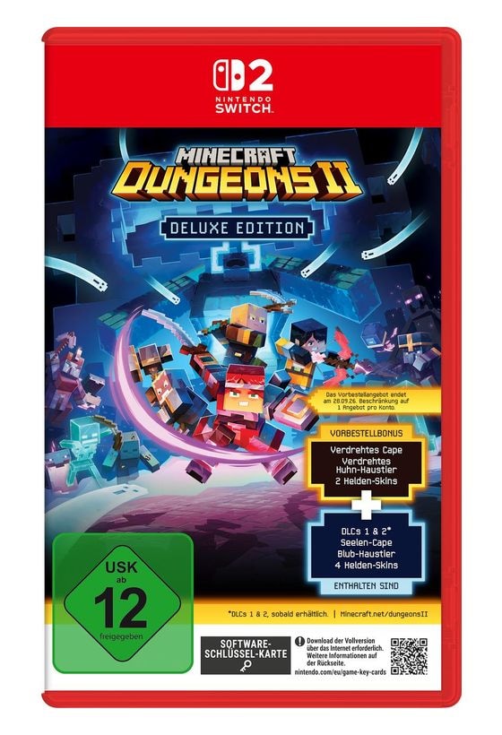 Minecraft Dungeons II Deluxe Edition (Nintendo Switch 2) f&uuml;r 49,99 Euro