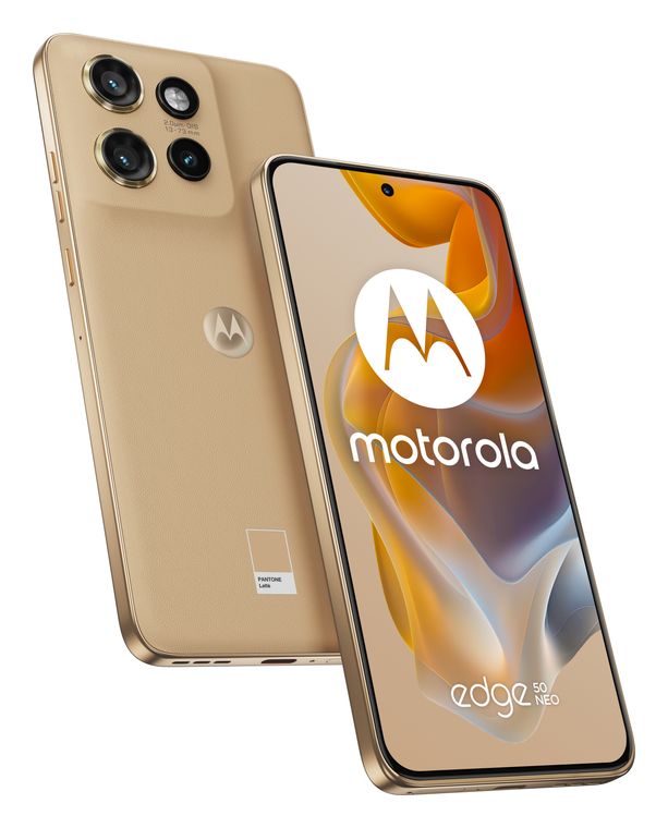 Motorola Edge 50 Neo 512 GB 5G Smartphone 16,1 cm (6.36 Zoll) Android 50 MP Dreifach Kamera Dual Sim (PANTONE Latte) für 299,00 Euro