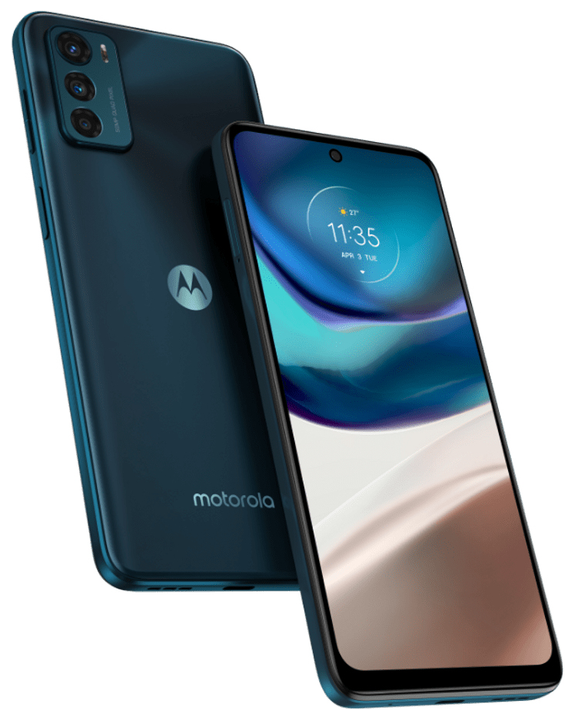 Motorola Moto G42 Smartphone 16,3 cm (6.4 Zoll) 64 GB Android 50 MP Dreifach Kamera Dual Sim (Atlantic Green) für 189,00 Euro